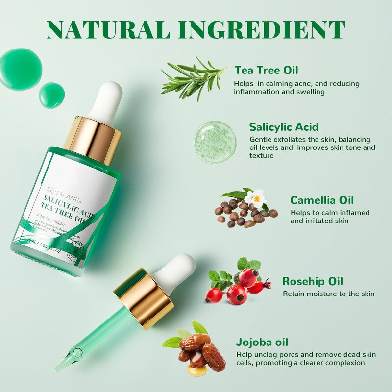 Tea Tree Oil - Manufacturer - Salicylic Acid Peeling Blackhead Remover Anti Acne Brightening