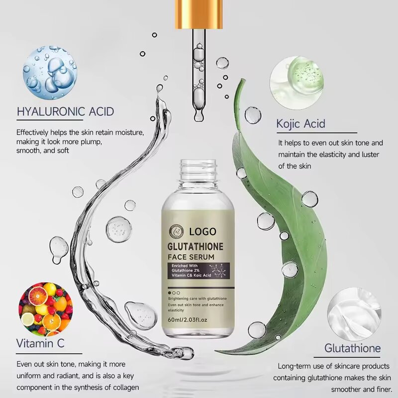 Glutathione Facial Serum - Manufacturer - Private Label Moisturizing Nourish Brighten Skin Tone