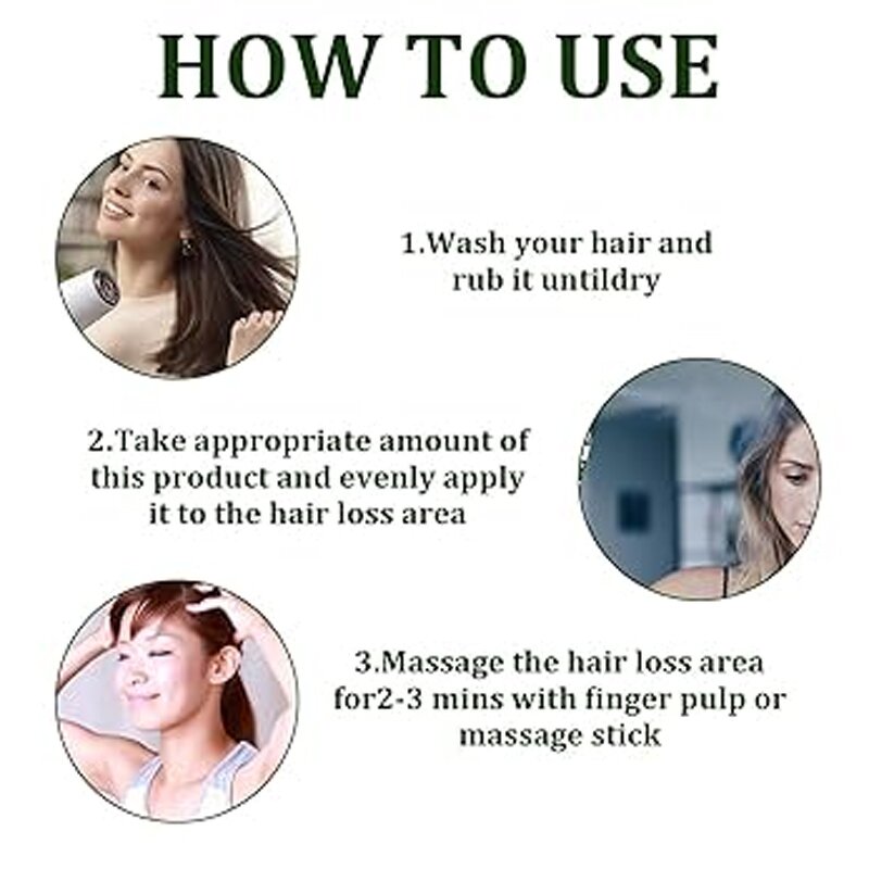 Hair Growth Serum - Manufacturer - Rosemary Saw Palmetto Pumpkin Seed Oil Thickening Anti Loss