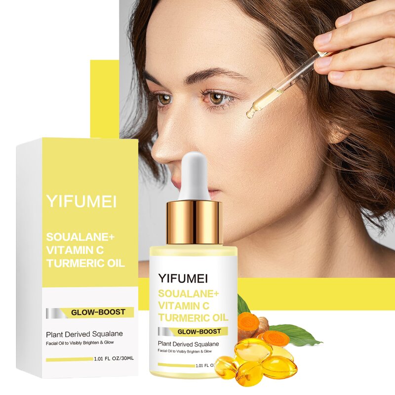 Turmeric Face Oil - Manufacturer - Private Label Glow Brightening Vitamin C Skin Lightening Moisturizer