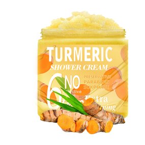 Turmeric Body Scrub - Manufacturer - Organic Dead Sea Salt Peeling Acne Cleansing Whitening Brightening