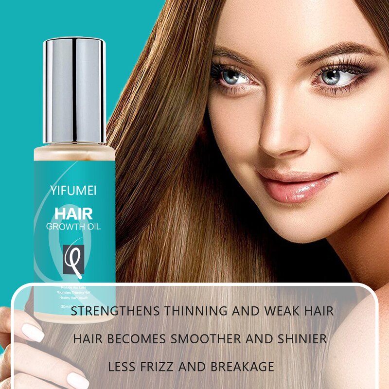 Hair Growth Essential Oil - Manufacturer - Organic Nourishing Anti Frizz Scalp Care Regrowth Treatment