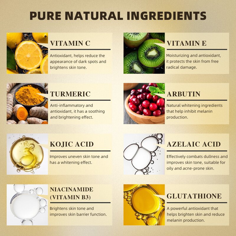 Whitening Skin Care Set - Manufacturer - Private Label 7 Days Advanced Kojic Acid Vitamin C