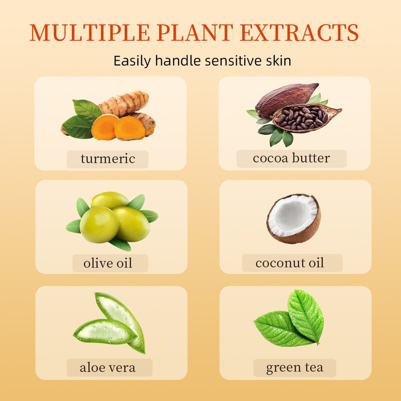 Turmeric Soap - Manufacturer - Private Label Organic Brightening Dark Spots Remover Handmade Cleanser