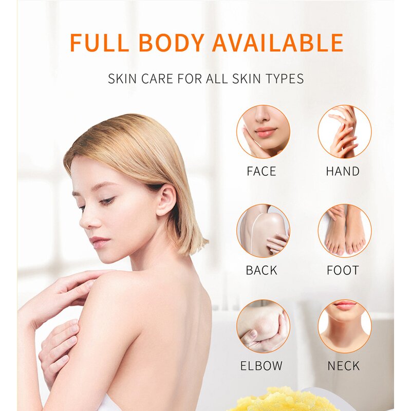 Turmeric Body Scrub - Manufacturer - Organic Dead Sea Salt Peeling Acne Cleansing Whitening Brightening