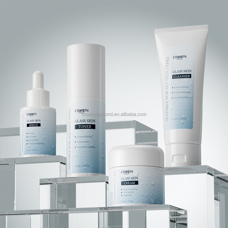 Glass Skin Care Set - Manufacturer - Korean Custom Logo Cleansing Hydrating Firming Anti Aging