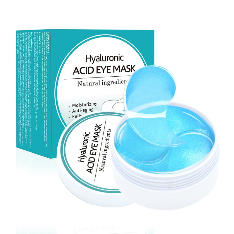 Hydrogel Eye Mask - Manufacturer - Private Label Vegan Hyaluronic Acid Anti Aging Puffy Moisturizing