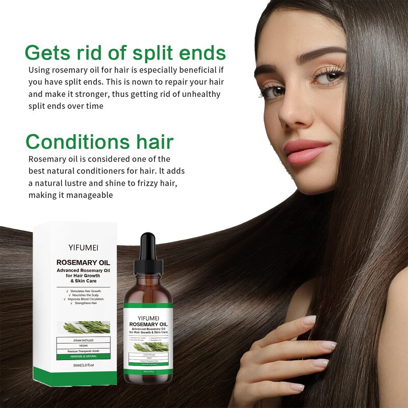 Rosemary Hair Oil - Manufacturer - Private Label Wholesale Anti-Loss Regrowth Treatment Repair Serum