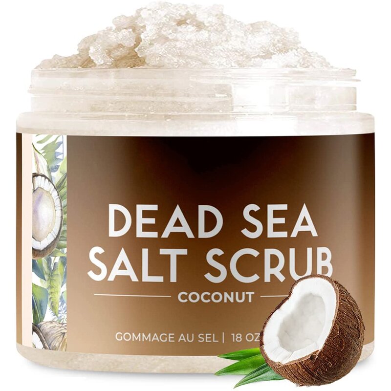 Dead Sea Salt Scrub - Manufacturer - Bath Peeling Moisturizing Deep Cleansing Exfoliating Smoothing