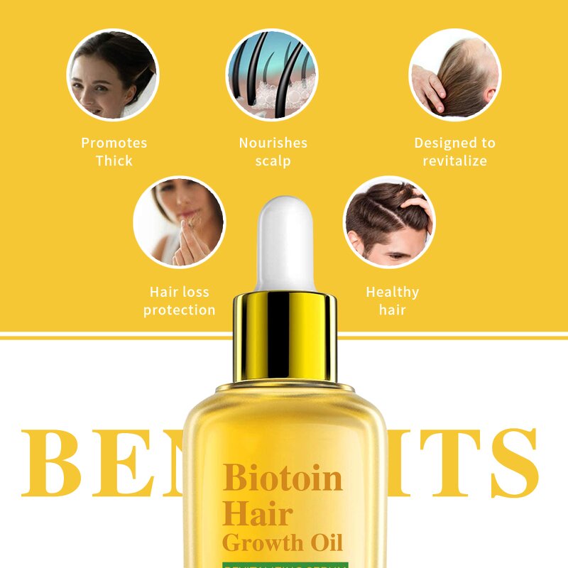 Hair Growth Serum - Manufacturer - OEM Ginger Rosemary Biotin Fast Effective Anti Loss Regrowth