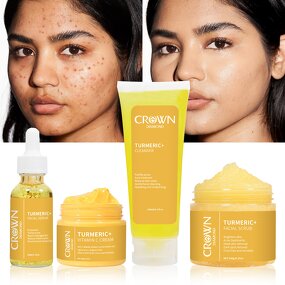 Turmeric Skincare Set - Manufacturer - Private Label Natural Anti Ageing Acne Lightening Whitening