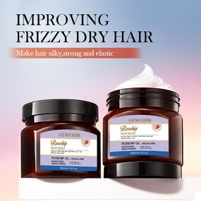 Hair Mask Cream - Manufacturer - Custom Logo Repair Damaged Hair Rosehip Oil Collagen Smoothing