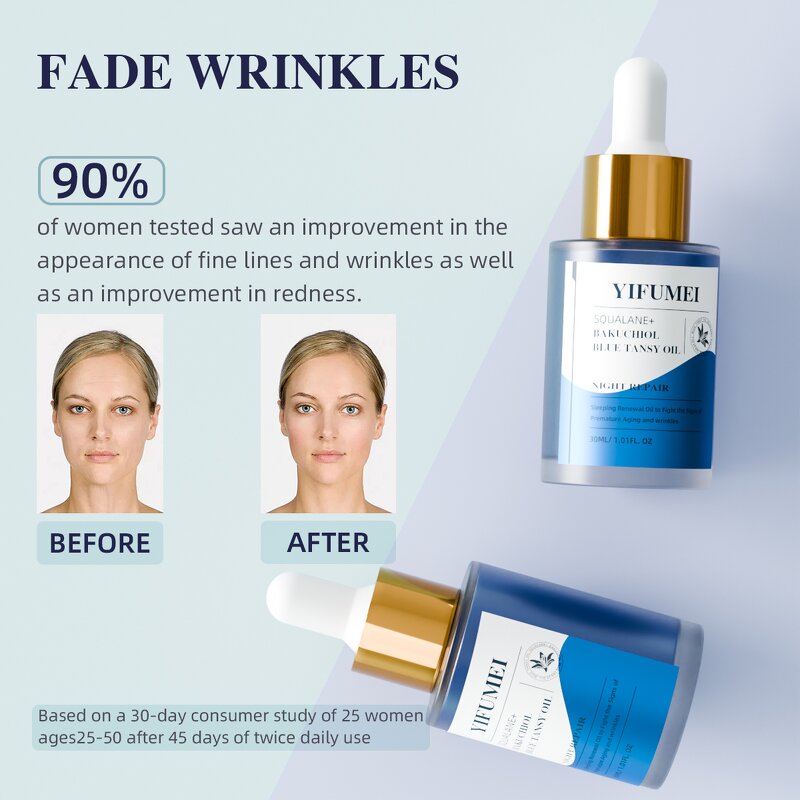 Face Oil - Manufacturer - Natural Squalane Retinol Bakuchiol Blue Tansy Lightening Anti Aging