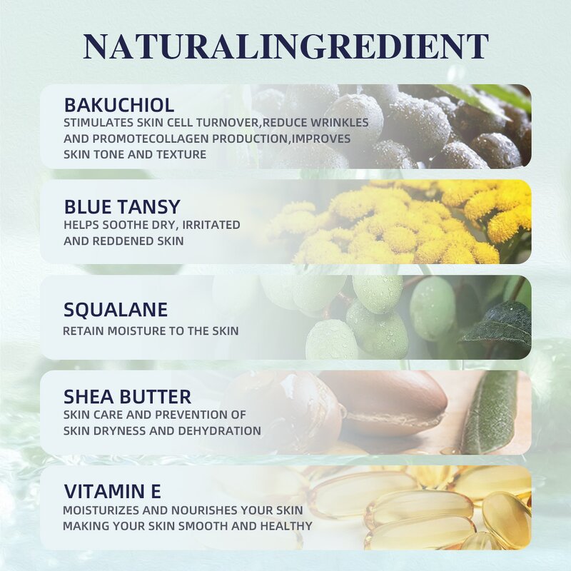 Face Oil - Manufacturer - Natural Squalane Retinol Bakuchiol Blue Tansy Lightening Anti Aging