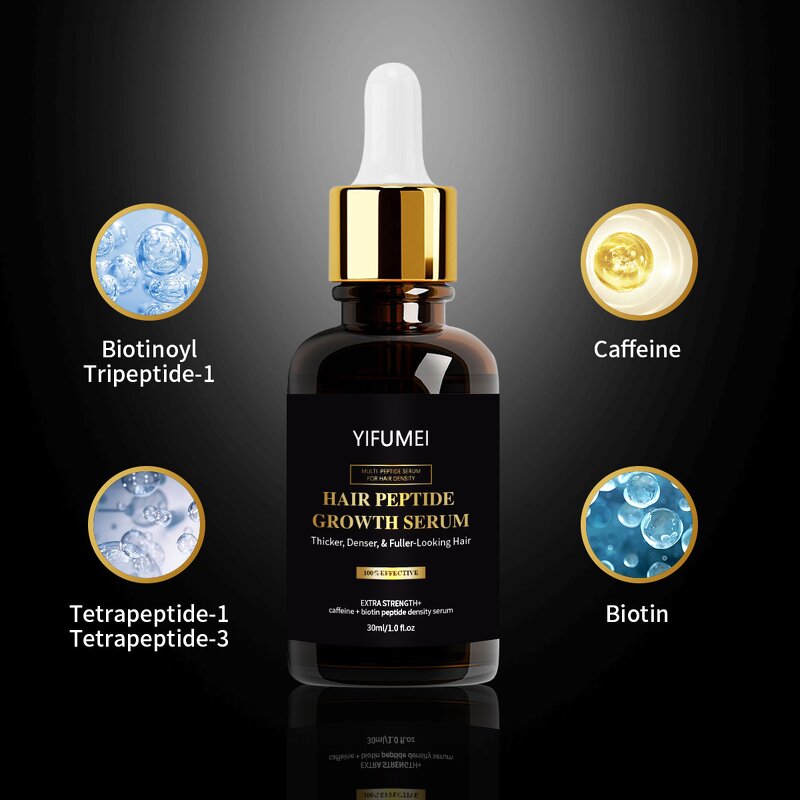 Biotin Caffeine Hair Oil - Manufacturer - Private Label Anti-Loss Regrowth Repair Treatment Serum