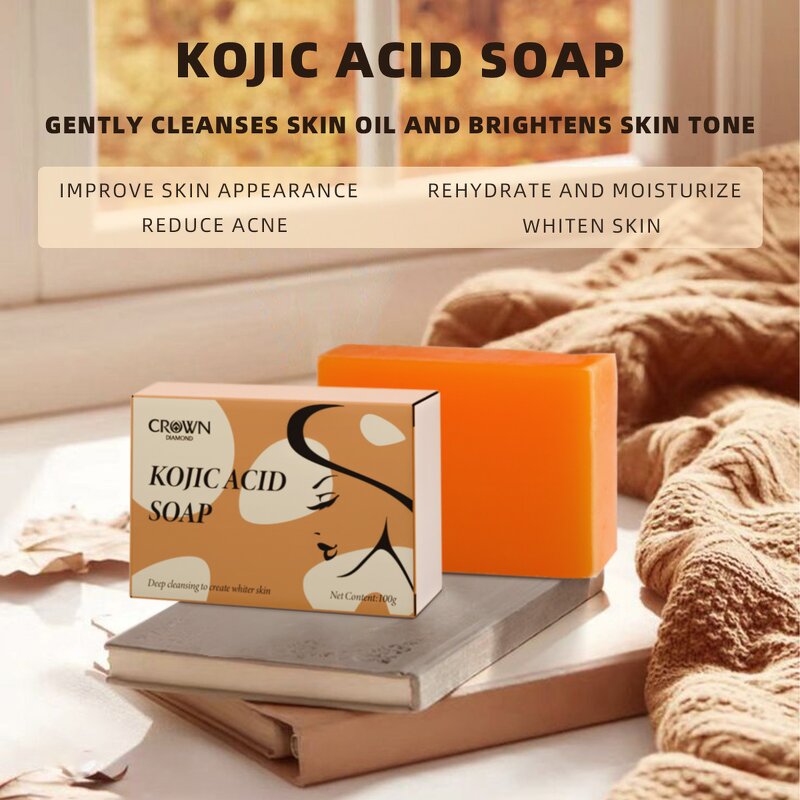 Kojic Acid Glow Soap - Manufacturer - Wholesale Natural Handmade Antiseptic Acne Dark Spot Remover