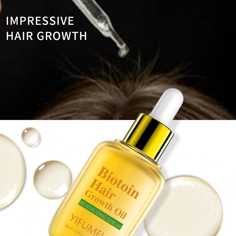 Hair Growth Serum - Manufacturer - OEM Ginger Rosemary Biotin Fast Effective Anti Loss Regrowth