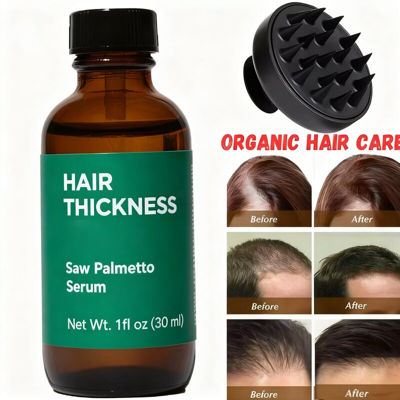 Hair Growth Serum - Manufacturer - Rosemary Saw Palmetto Pumpkin Seed Oil Thickening Anti Loss