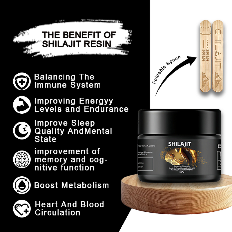 Shilajit Resin - Manufacturer - Hot Sell 50g Himalayan Immuniteit Systeem Supplement