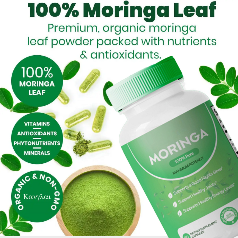 Moringa Capsules - Manufacturer - OEM Natural Plant Protein Immunity Antioxidant Vegan