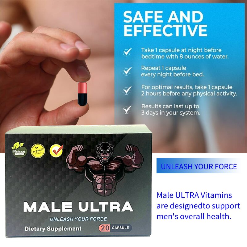 Male Stamina Capsules - Manufacturer - Maca Libido Vitality Sexual Health Enhancement