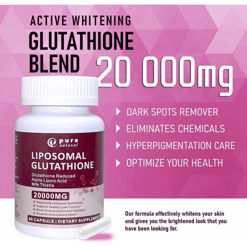 Glutathione Capsules - Manufacturer - OEM In Stock High-Dose Collagen Vitamin C Whitening