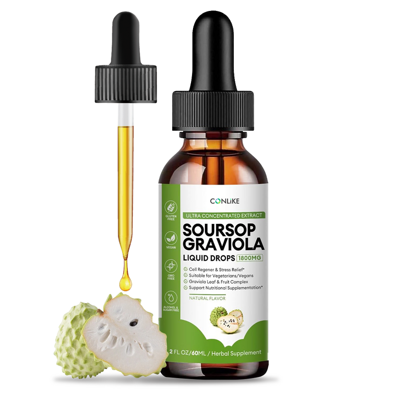 Soursop Drops - Manufacturer - OEM Organic Soursop Graviola Liquid Extract Drops