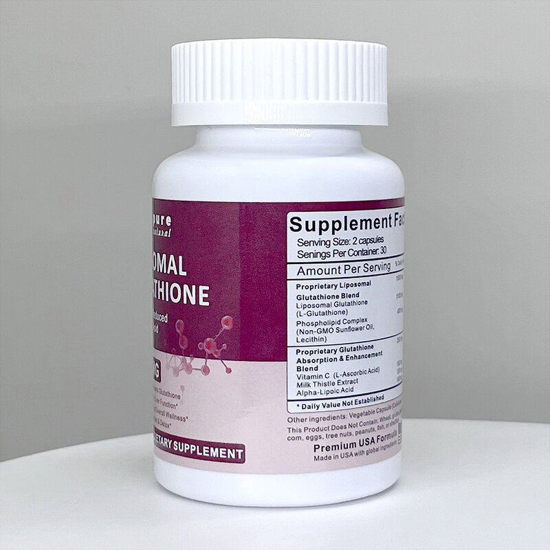 Glutathione Capsules - Manufacturer - OEM In Stock High-Dose Collagen Vitamin C Whitening