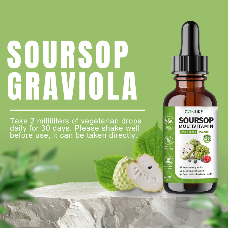Soursop Graviola Drops - Manufacturer - Private Label Cell Regen Stress Relief Vitamin C