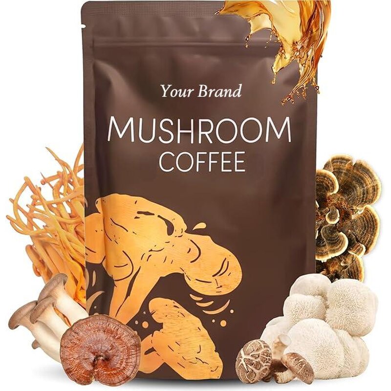 Mushroom Coffee - Manufacturer - OEM Turkey Tail Shiitake Lion's Mane MCT Oil Energy