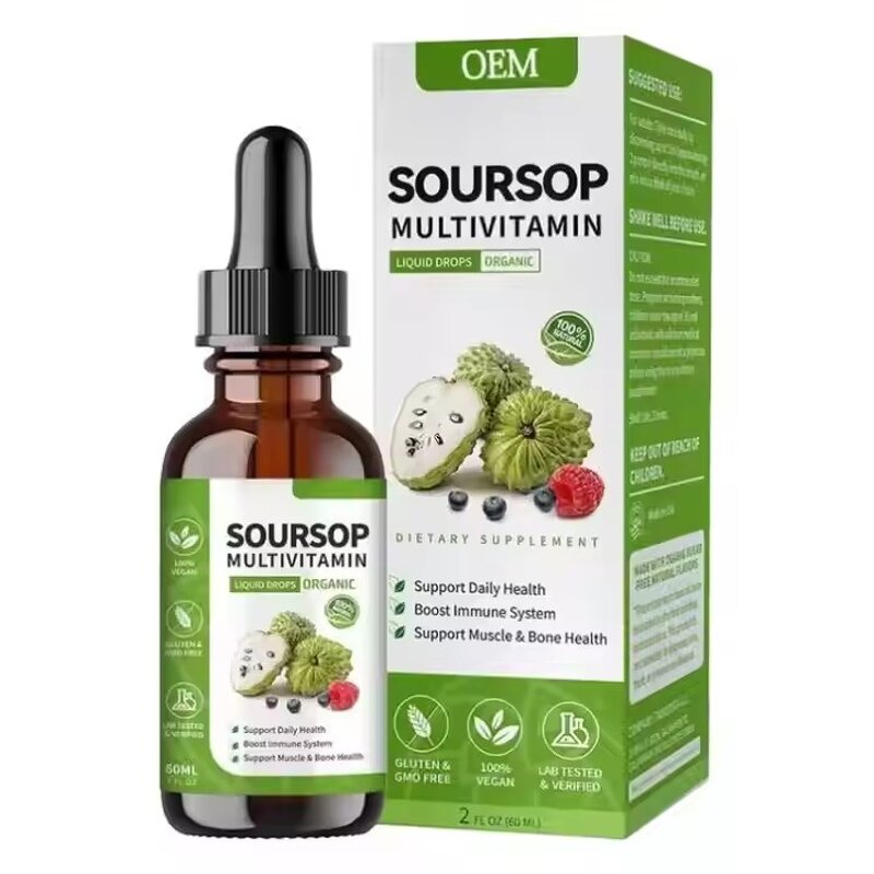 Soursop Graviola Drops - Manufacturer - Private Label Cell Regen Stress Relief Vitamin C