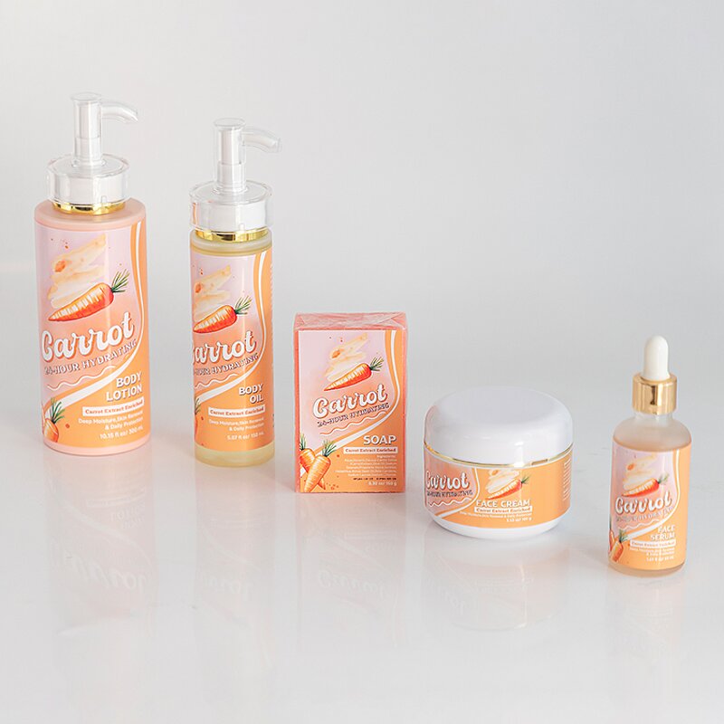 Skin Care Set Manufacturer - Best Selling Organic Vitamin E Carrot with Kojic Acid