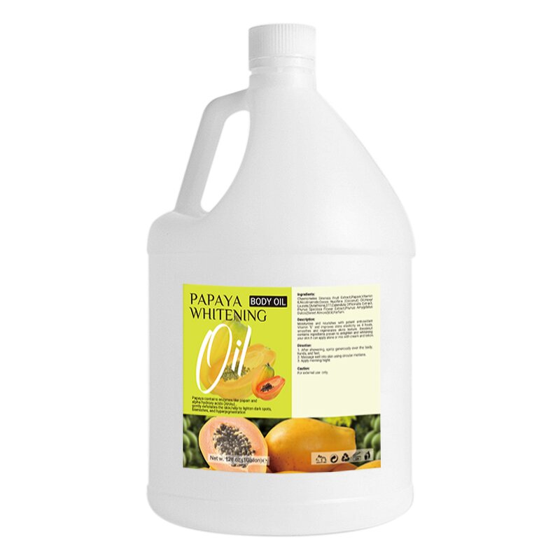 Body Oil Manufacturer - OEM/ODM Gallon Papaya Essence Whitening Hydrating