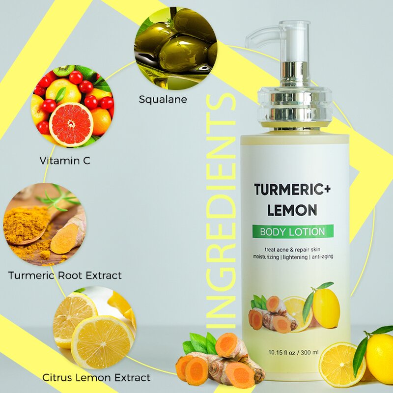 Skin Care Set Manufacturer - Acne Treatment with Aloe Vera Turmeric Cream & Serum