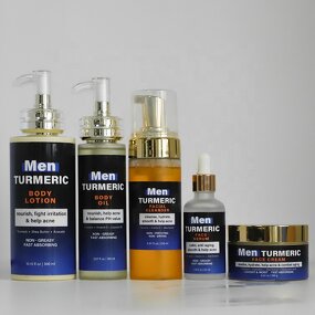 Men's Skincare Kit Manufacturer - Private Label OEM Natural Anti Acne Turmeric