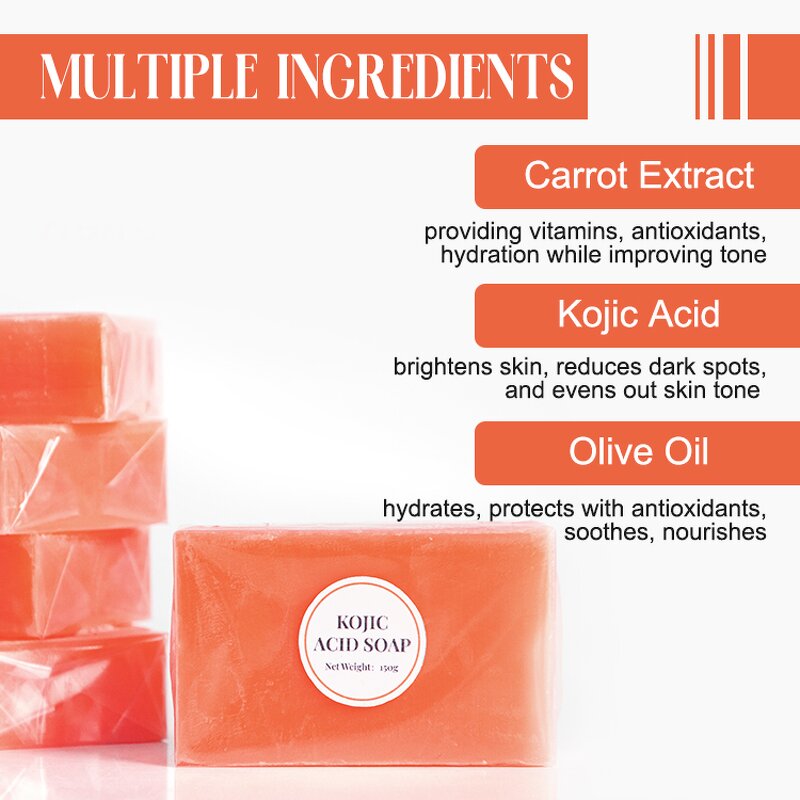 Soap Manufacturer - Private Label Handmade with Kojic Acid for Dark Spot