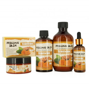 Cosmetic Set Manufacturer - High Class Whitening with Turmeric Soap, Serum & Lotion