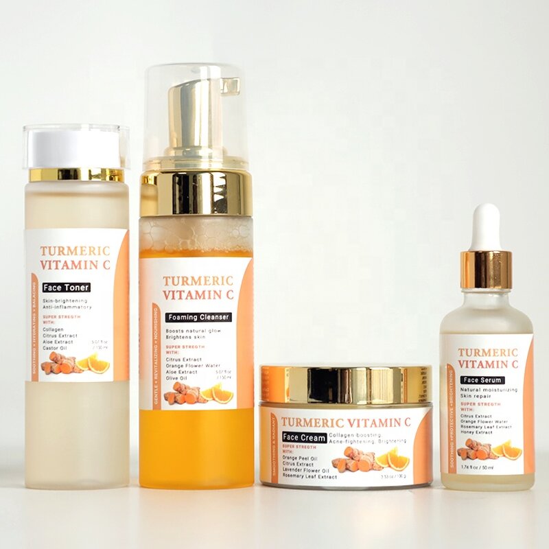 Skin Care Set Manufacturer - Private Label Hot Selling Vitamin C Turmeric Anti Aging