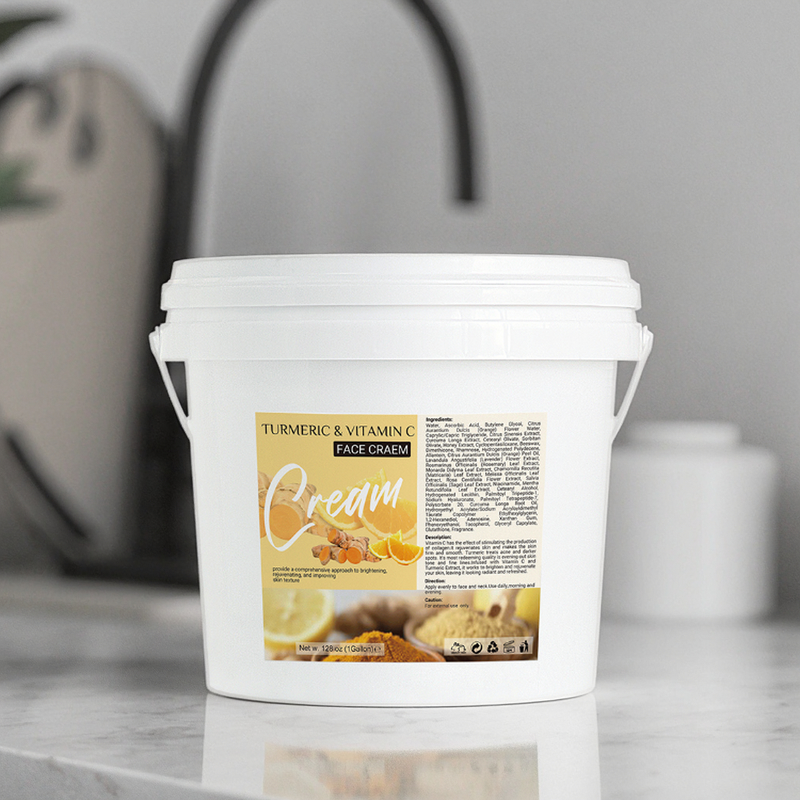 Facial Cream Manufacturer - Private Label Organic in Big Bucket Turmeric Vitamin C