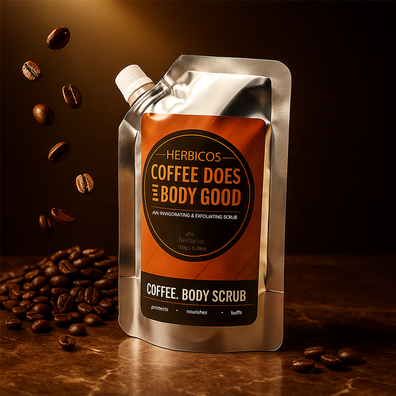 Coffee Body Scrub - Manufacturer - Natural Organic Coconut Shea Butter Acne Stretch Marks