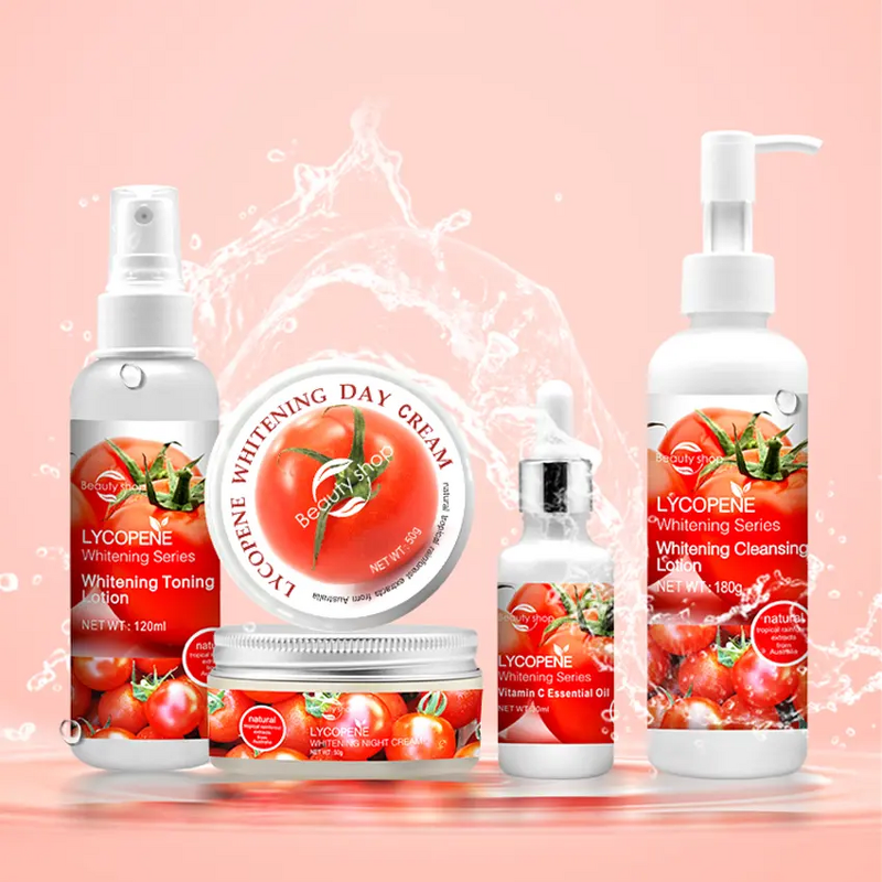 Carrot Skin Care Set - Manufacturer - Private Label Vitamin C Collagen Lycopene Whitening