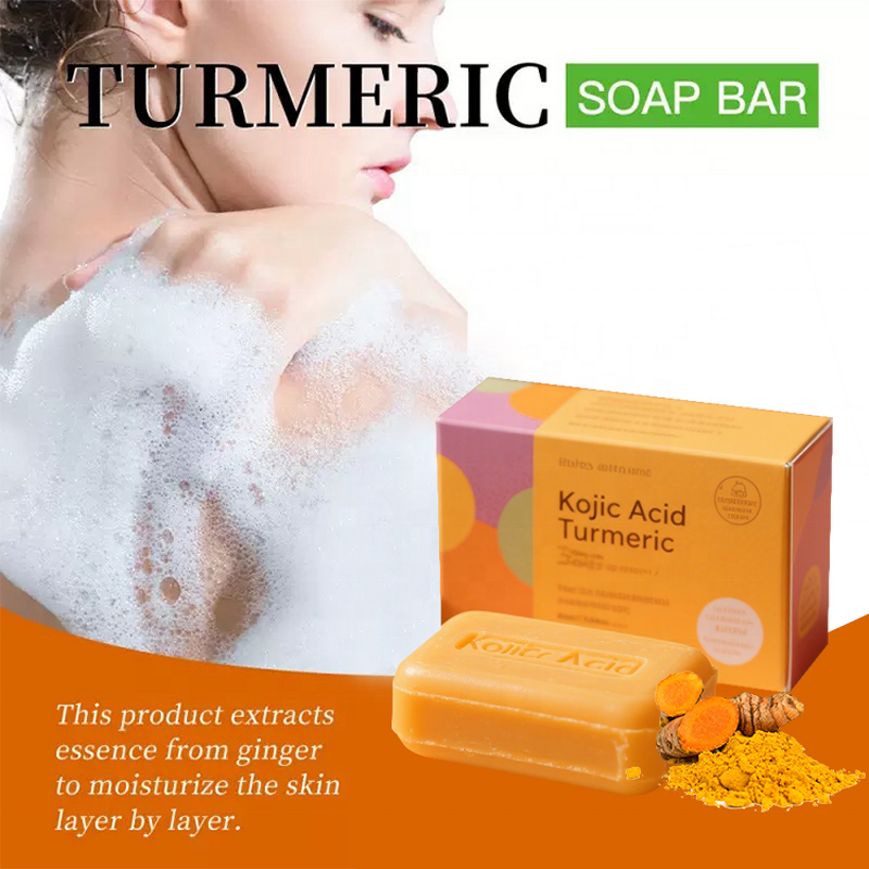 Organic Soap Bar - Manufacturer - Private Label Vitamin C Turmeric Kojic Acid Dark Spots