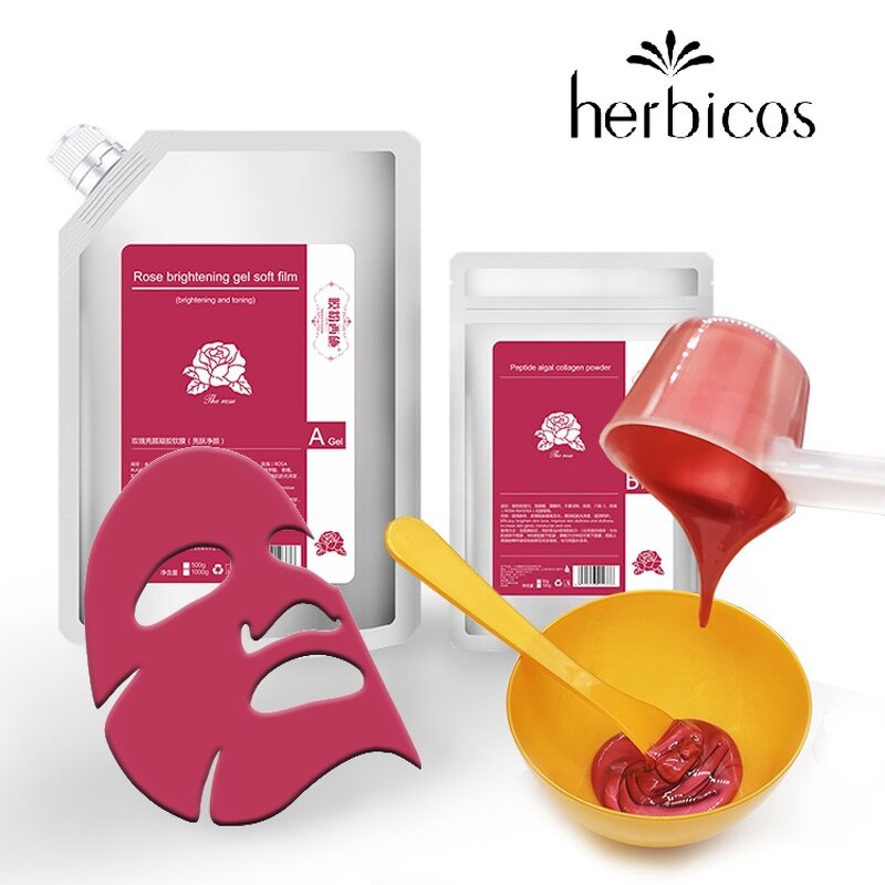 Modeling Pack Mask - Manufacturer - Travel Size Rose Hyaluronic Acid Hydrogel Powder Peel-off