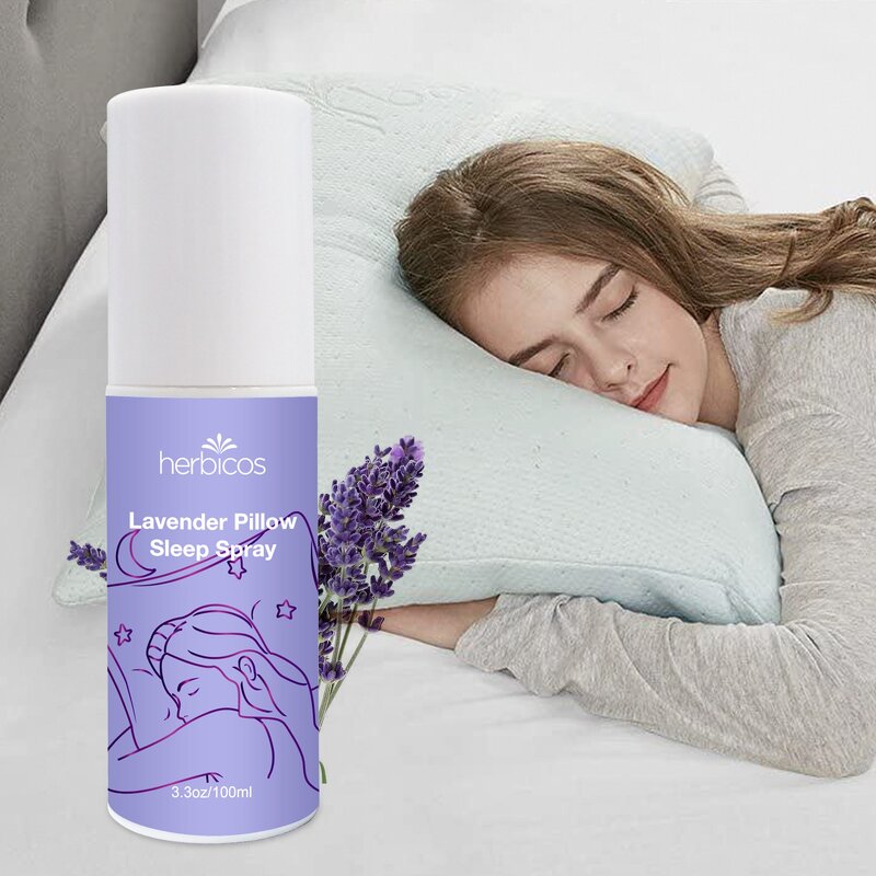 Lavender Pillow Mist - Manufacturer - OEM Natural Essential Oil Improve Sleep Quality Spray