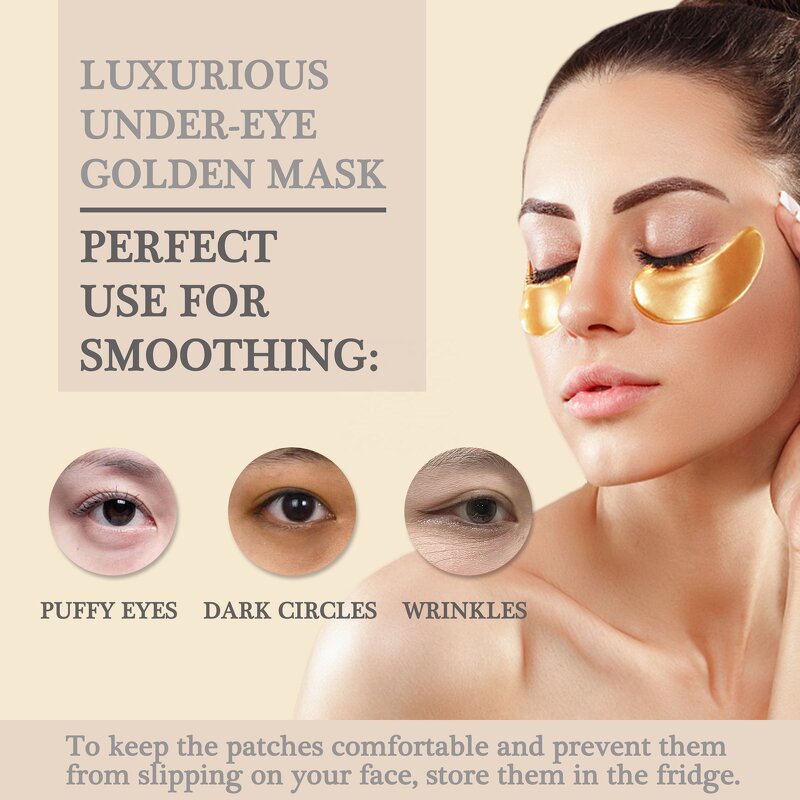 24K Under Eye Patches - Manufacturer - Private Label Vitamin C Infused Anti-Wrinkle Dark Circles
