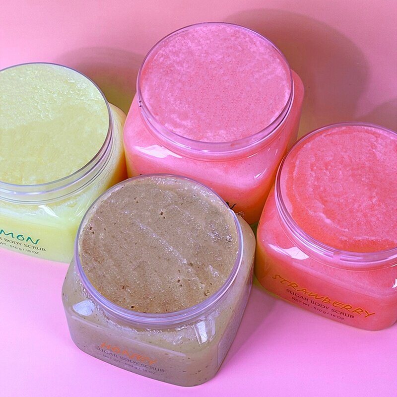 Shea Sugar Scrub - Manufacturer - Private Label Organic Stretch Marks Hydrating Exfoliating Salt