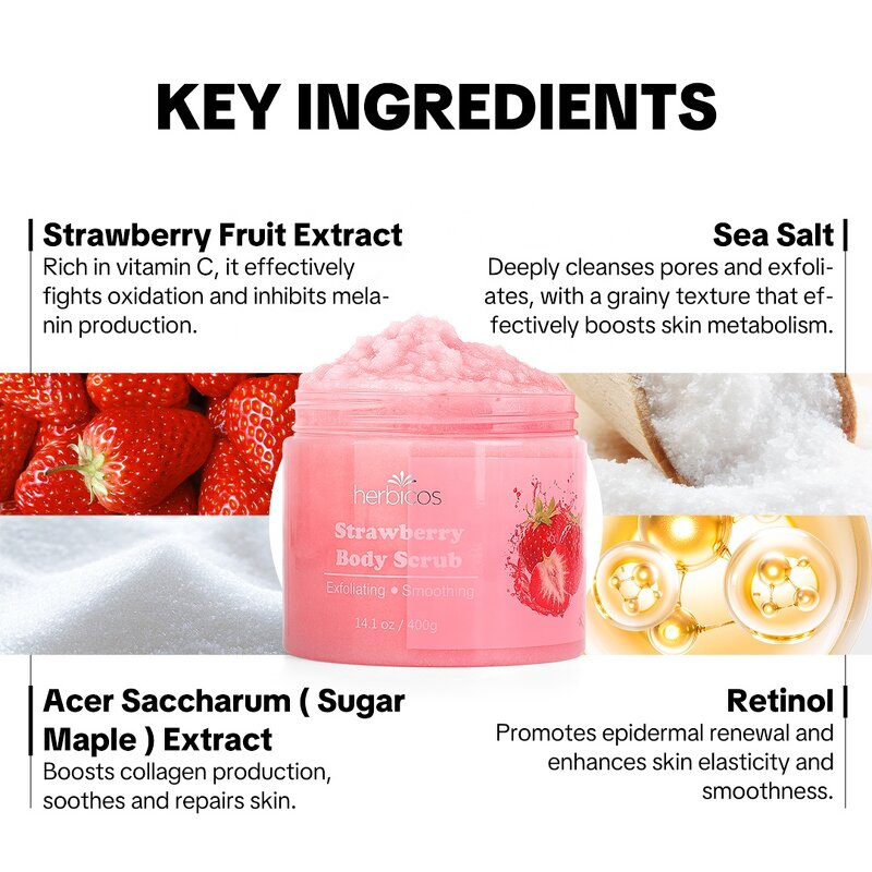 Fruit Body Scrub - Manufacturer - Sugar Exfoliation Whitening Coconut Adults Herbal Face Scrub