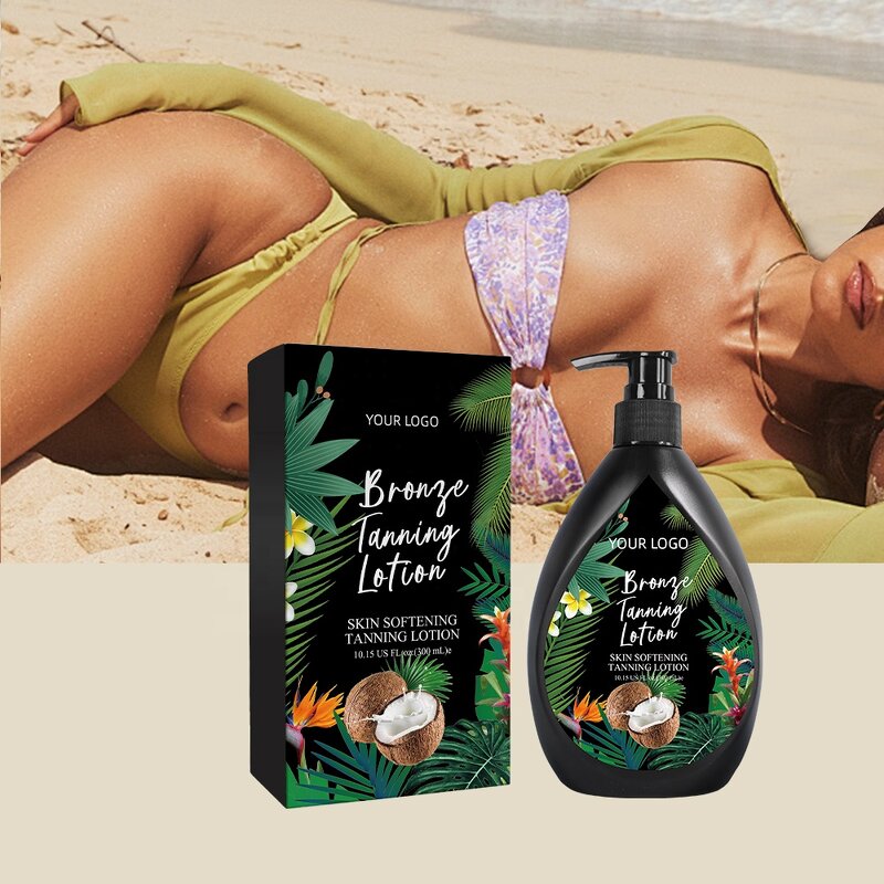 Self Tanning Lotion - Manufacturer - Private Label Vegan Coconut Oil Body Face OEM Coconut Scent