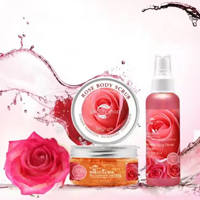Hyaluronic Acid Set - Manufacturer - OEM Collagen Rose Water Whitening Skincare Collection