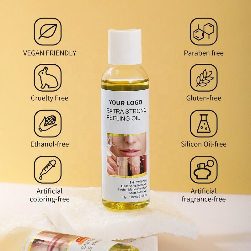 Yellow Peeling Oil - Manufacturer - OEM Extra Strong Vitamin C Aloe Vera Dark Skin Whitening